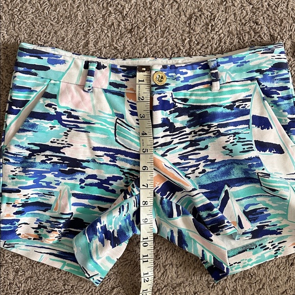 Lilly Pulitzer Stretchy Callahan Shorts Multi Pier Pressure - Picture 5 of 11